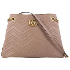 Gucci GG Marmont Chain Shoulder Bag Matelasse Leather