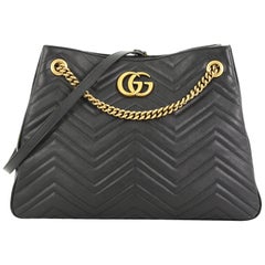 Gucci GG Marmont Chain Shoulder Bag Matelasse Leather