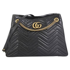 Gucci GG Marmont Chain Shoulder Bag Matelasse Leather
