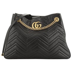 Gucci GG Marmont Chain Shoulder Bag Matelasse Leather