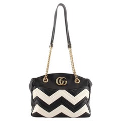 Used Gucci GG Marmont Chain Tote Matelasse Leather Medium