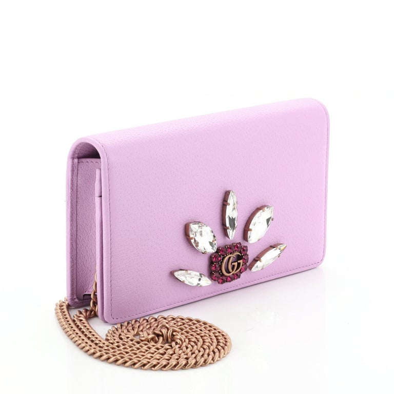 gucci mini wallet on chain