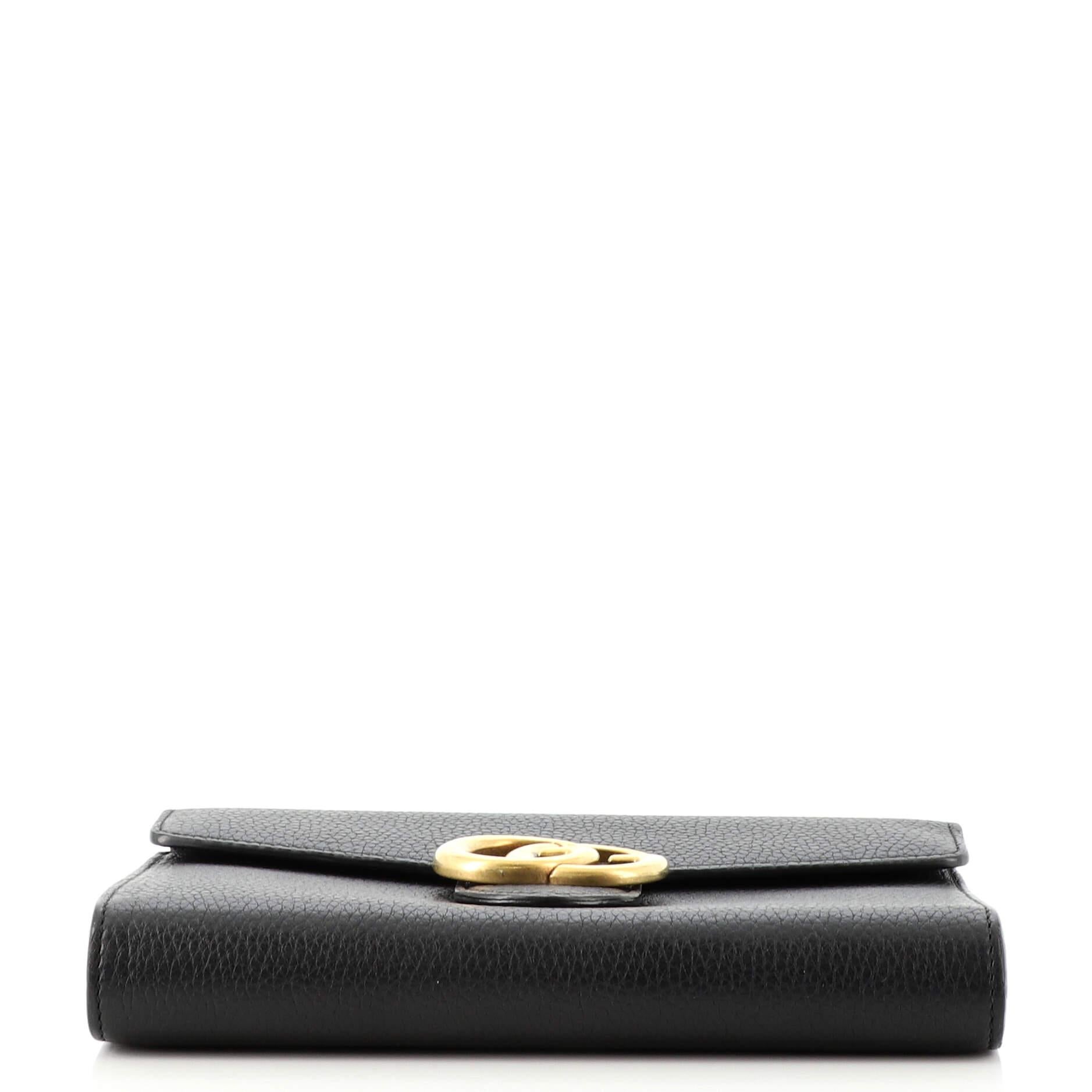 Women's or Men's Gucci GG Marmont Chain Wallet Leather Mini