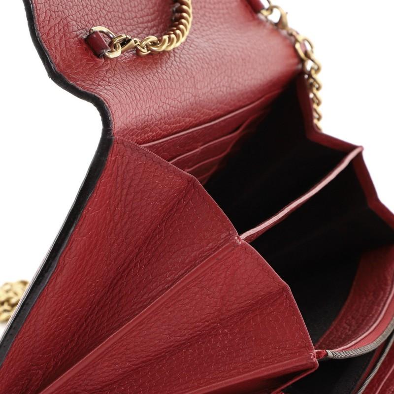 Gucci GG Marmont Chain Wallet Leather Mini 1
