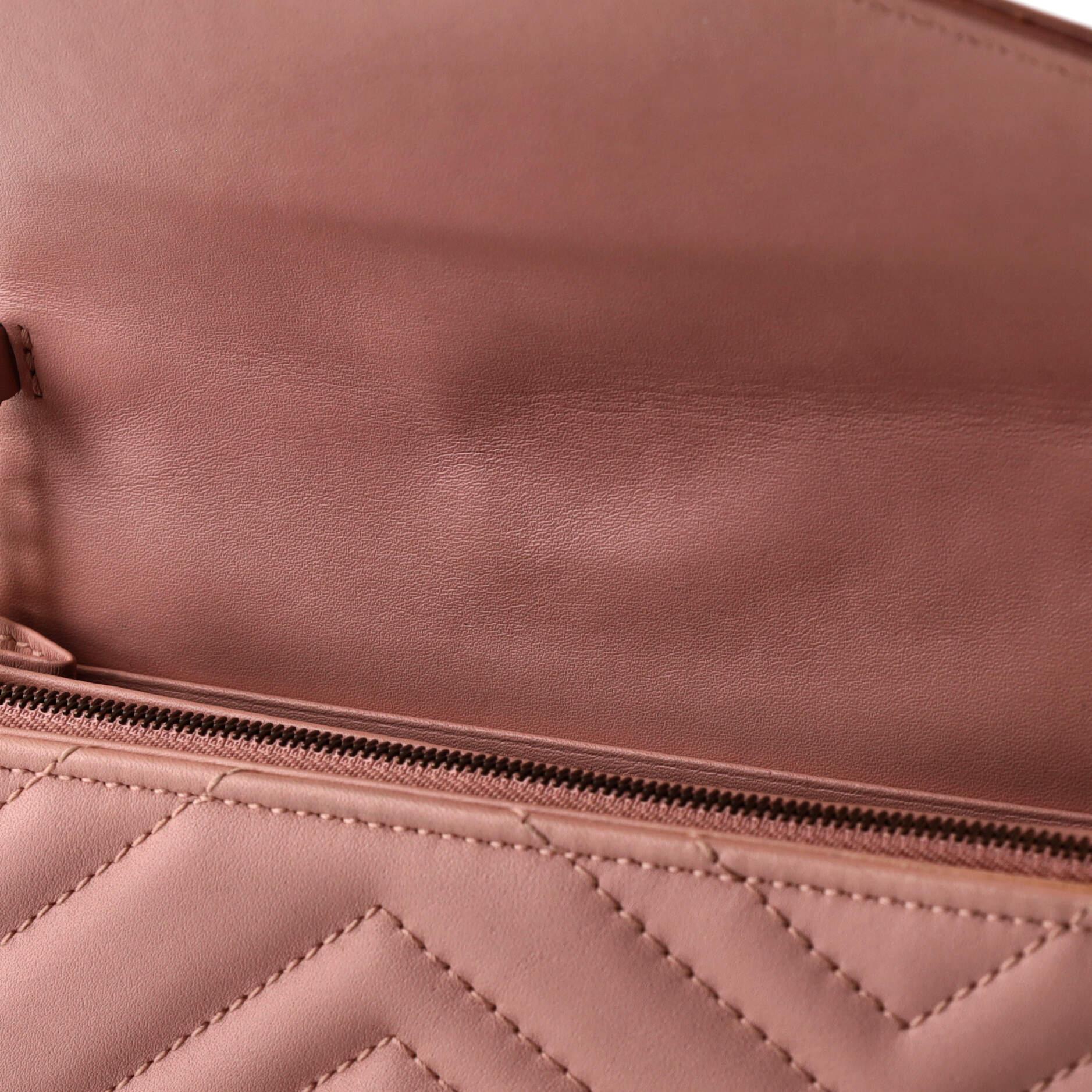 Gucci GG Marmont Kette Brieftasche Matelasse Leder Mini 1