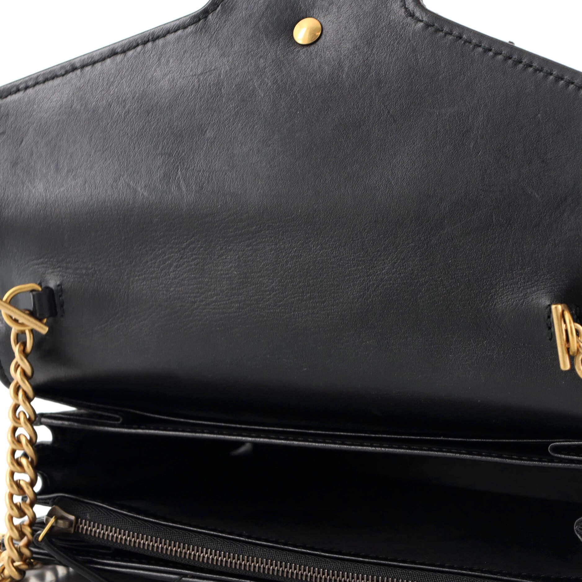 Gucci GG Marmont Chain Wallet Matelasse Leather Mini 1