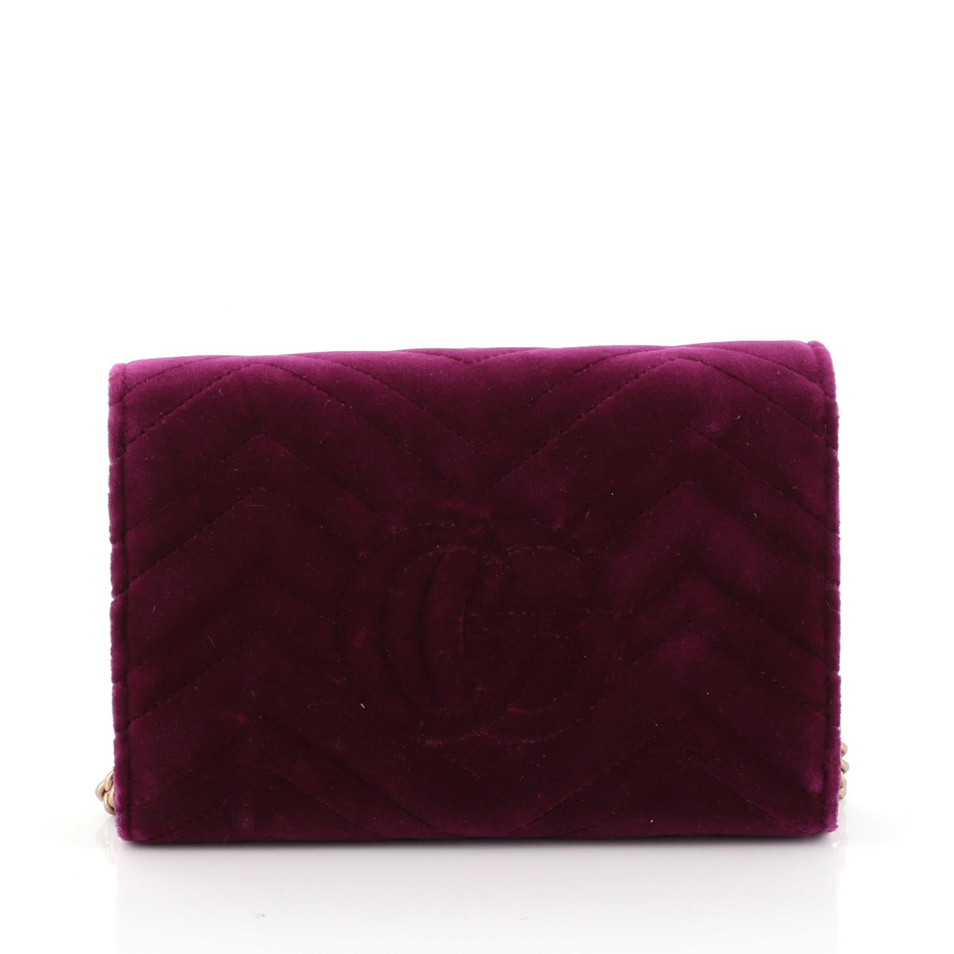 gucci wallet on chain marmont