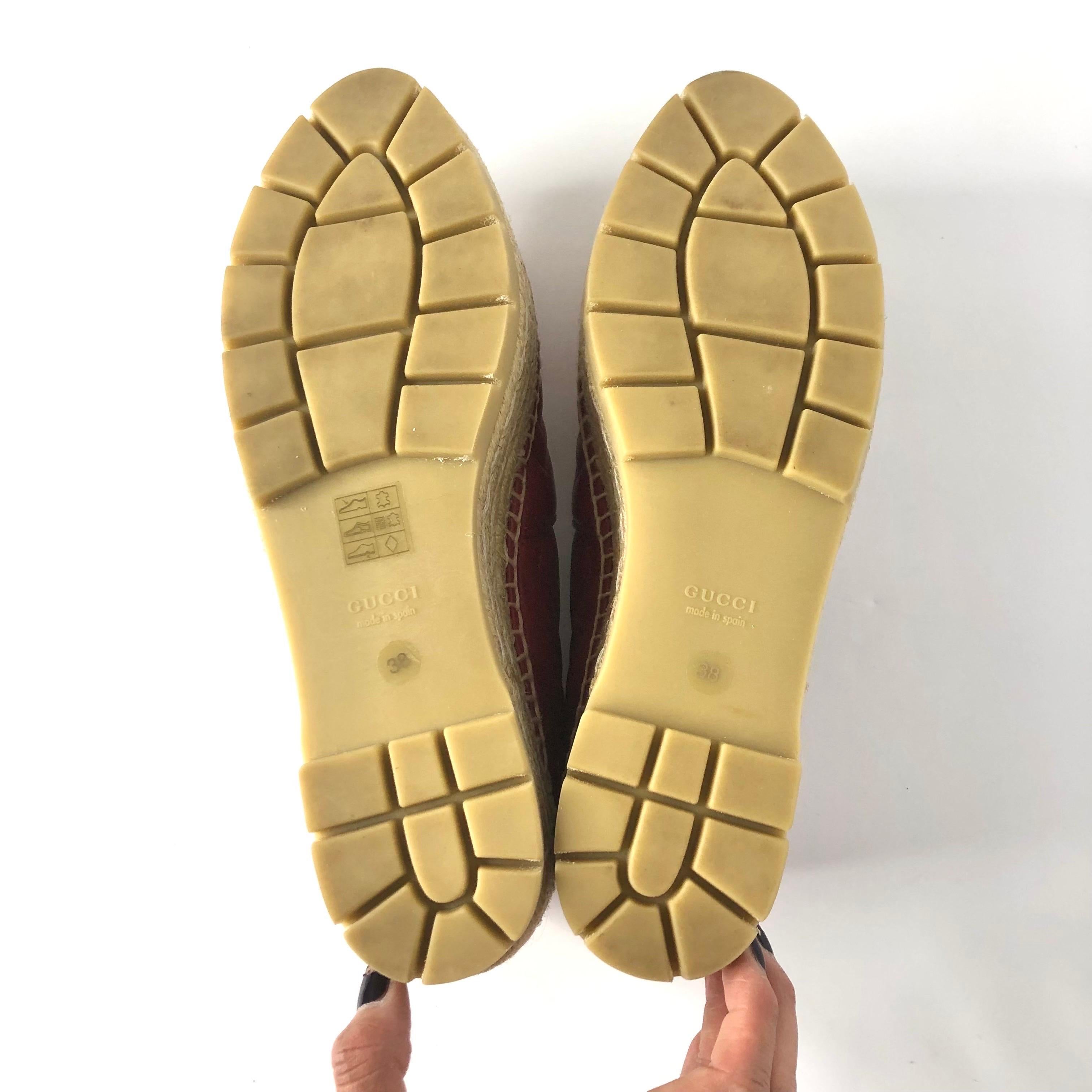 Gucci GG Marmont Charlotte Trapuntato Matelassé Piattaforma Espadrille 38 in vendita 1