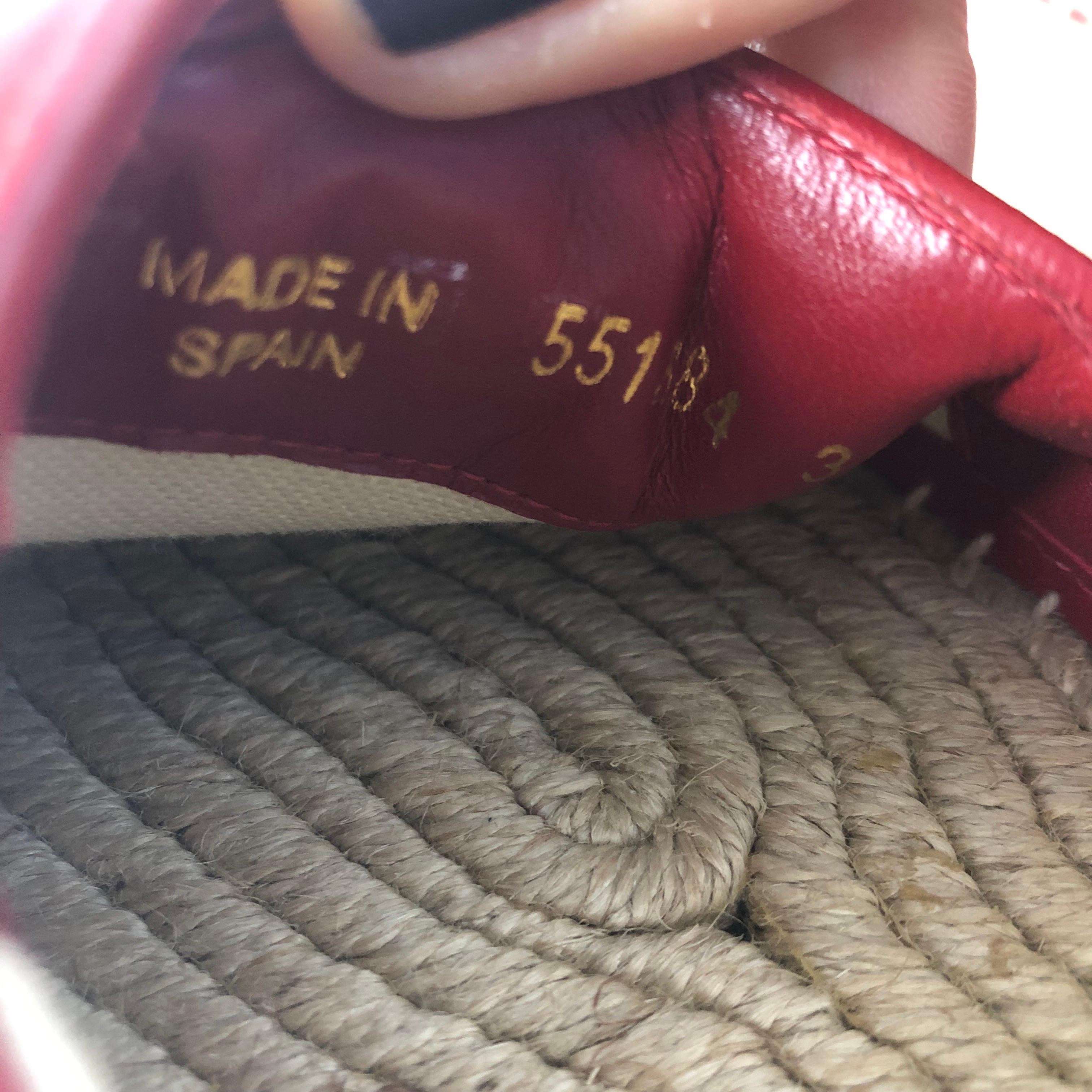 Gucci GG Marmont Charlotte Trapuntato Matelassé Piattaforma Espadrille 38 in vendita 2