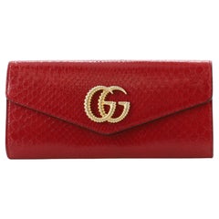 Gucci GG Marmont Clutch Snakeskin