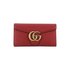 Gucci GG Marmont Continental Wallet Leather