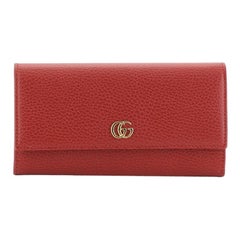 Gucci GG Marmont Continental Wallet Leather Long