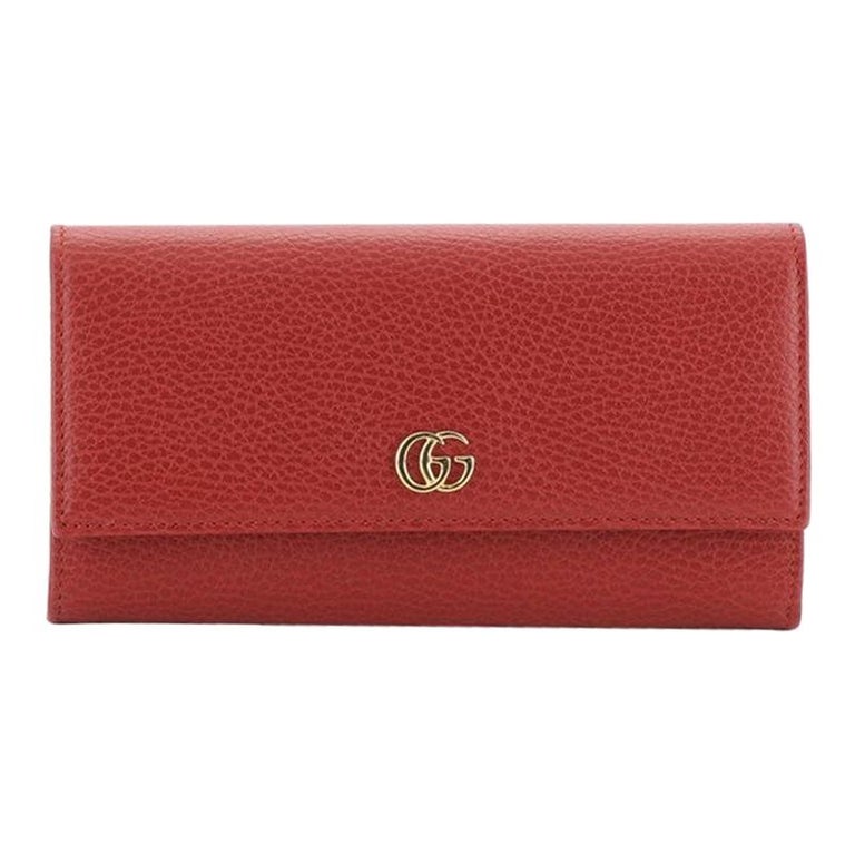 Gucci GG Marmont Continental Wallet Leather Long at 1stDibs