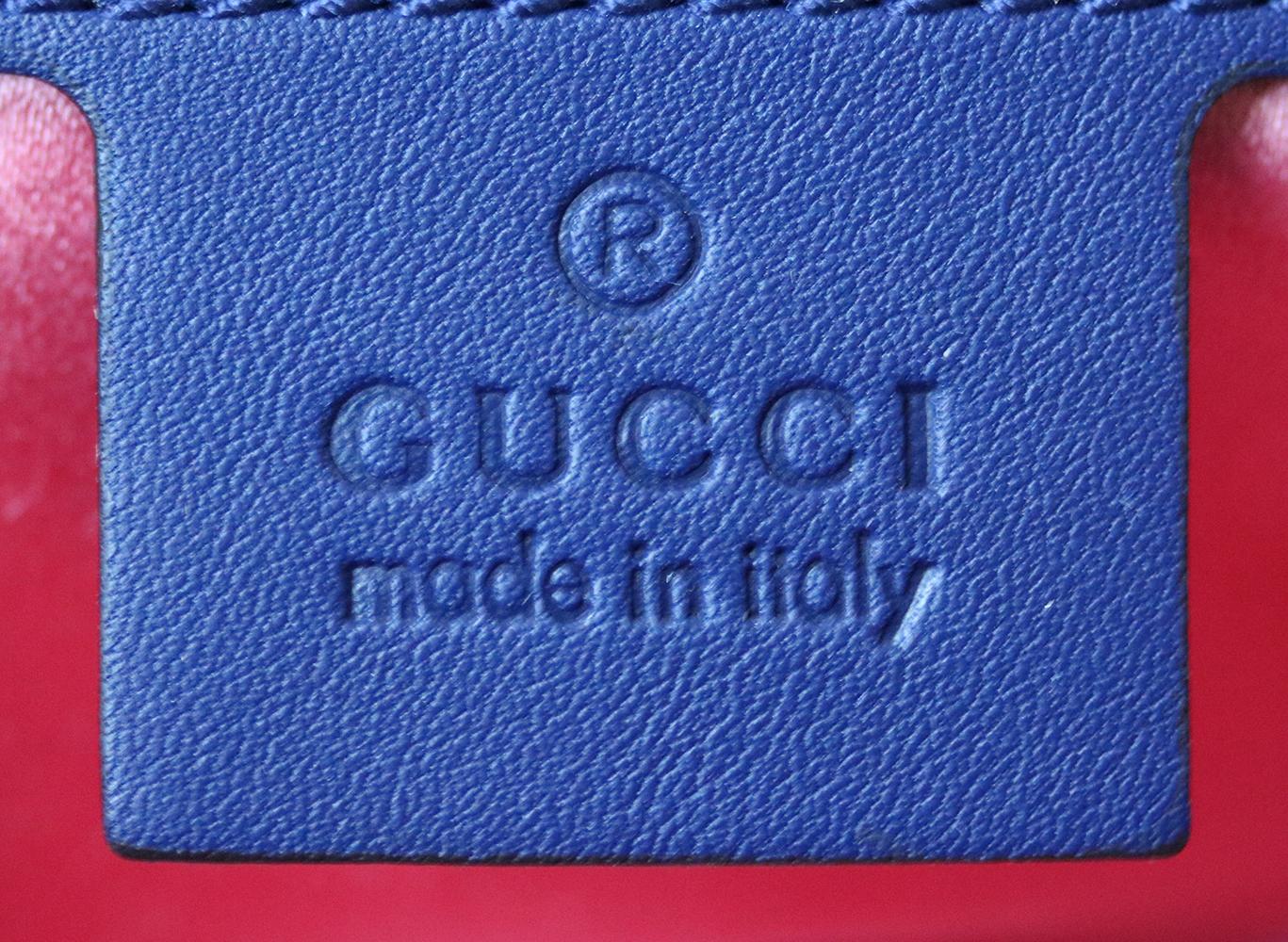 Women's Gucci GG Marmont Embroidered Velvet Bag