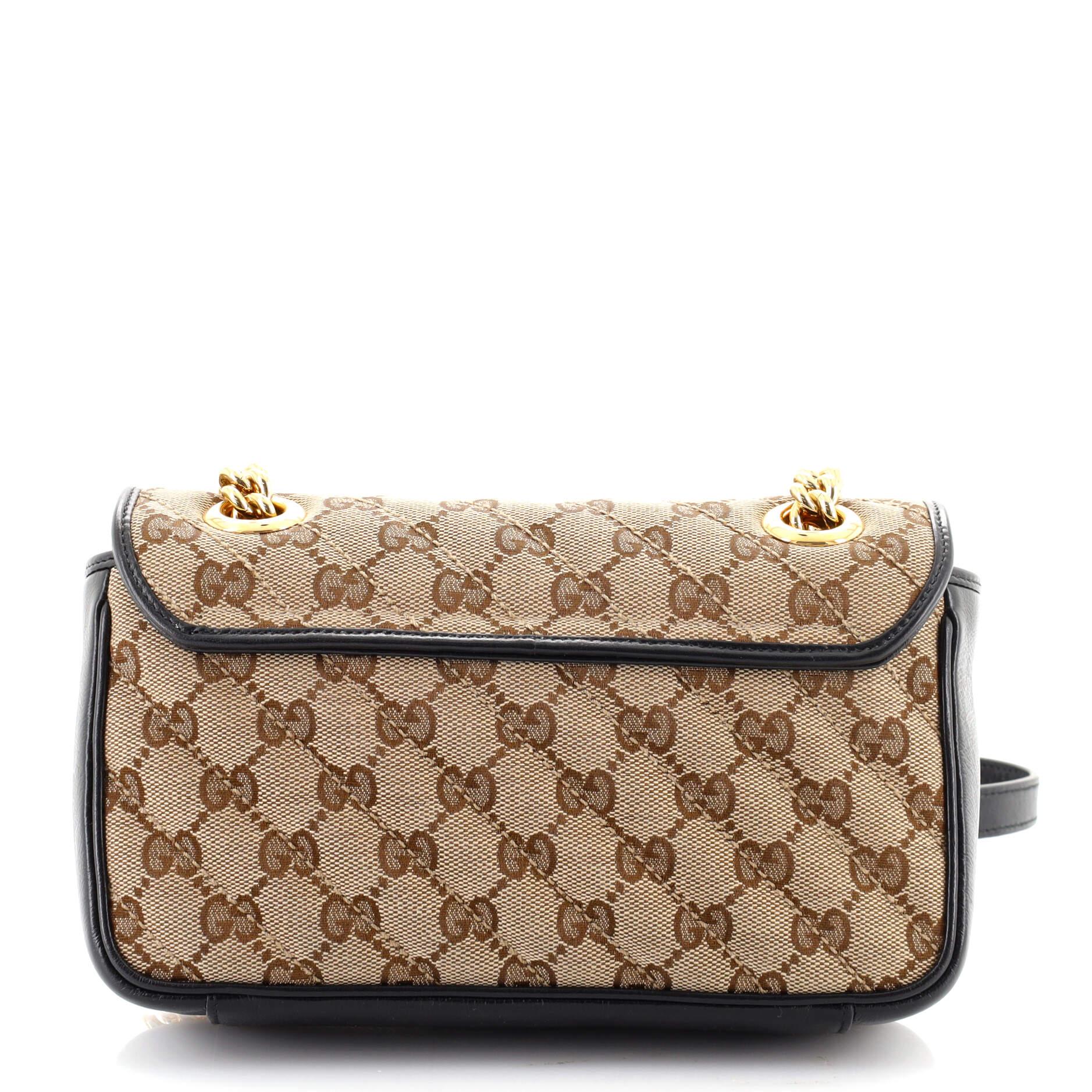 gucci marmont fabric bag