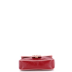Gucci GG Marmont Flap Bag Diagonal Piel Acolchada Super Mini