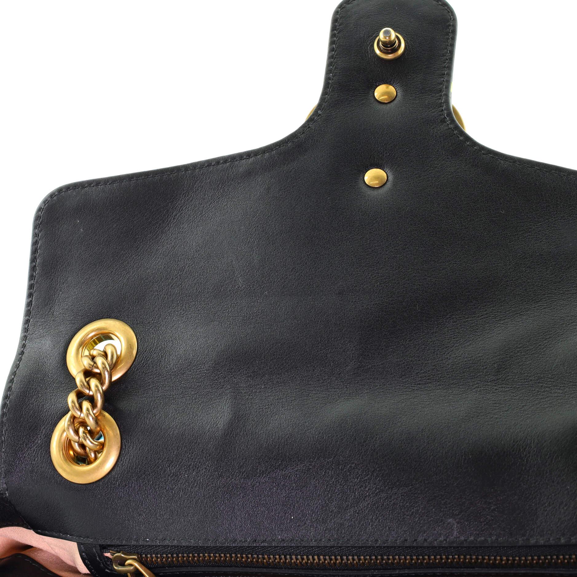 Gucci GG Marmont Klappentasche GucciGhost Matelasse Leder 1