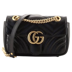 Gucci GG Marmont Flap Bag Matelasse Leather Mini