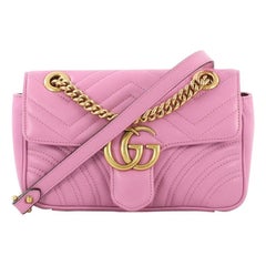Gucci GG Marmont Flap Bag Matelasse Leather Mini 