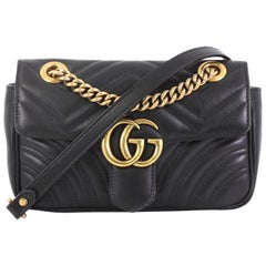 Gucci GG Marmont Flap Bag Matelasse Leather Mini