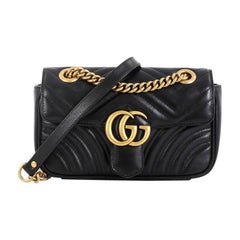 Gucci GG Marmont Flap Bag Matelasse Leather Mini