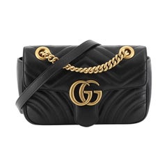 Gucci GG Marmont Flap Bag Matelasse Leather Mini