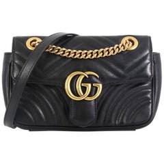 Gucci GG Marmont Flap Bag Matelasse Leather Mini