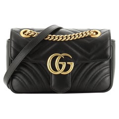 Gucci GG Marmont Flap Bag Matelasse Leather Mini