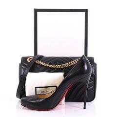 Gucci GG Marmont Flap Bag Matelasse Leather Small