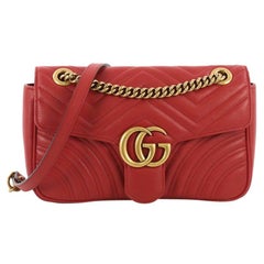 Gucci GG Marmont Flap Bag Matelasse Leather Small