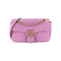 Gucci GG Marmont Flap Bag Matelasse Leather Small 