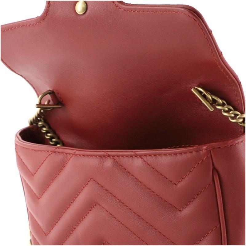Gucci GG Marmont Flap Bag Matelasse Leather Super Mini 3