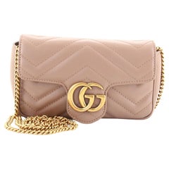 Gucci GG Marmont Flap Bag Matelasse Leather Super Mini