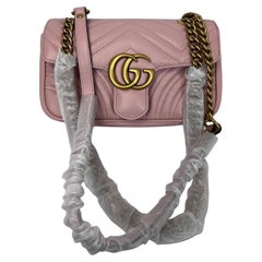 Gucci GG Marmont Flap Borsa a tracolla in pelle