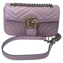 Gucci GG Marmont Flap Leather Crossbody Bag
