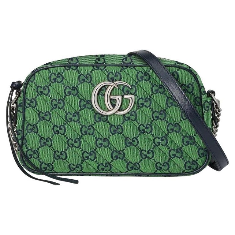 GUCCI GG Marmont GREEN Small Shoulder Bag in Pink For Sale at 1stDibs |  green gucci bag, gucci bag sale, gucci green purse