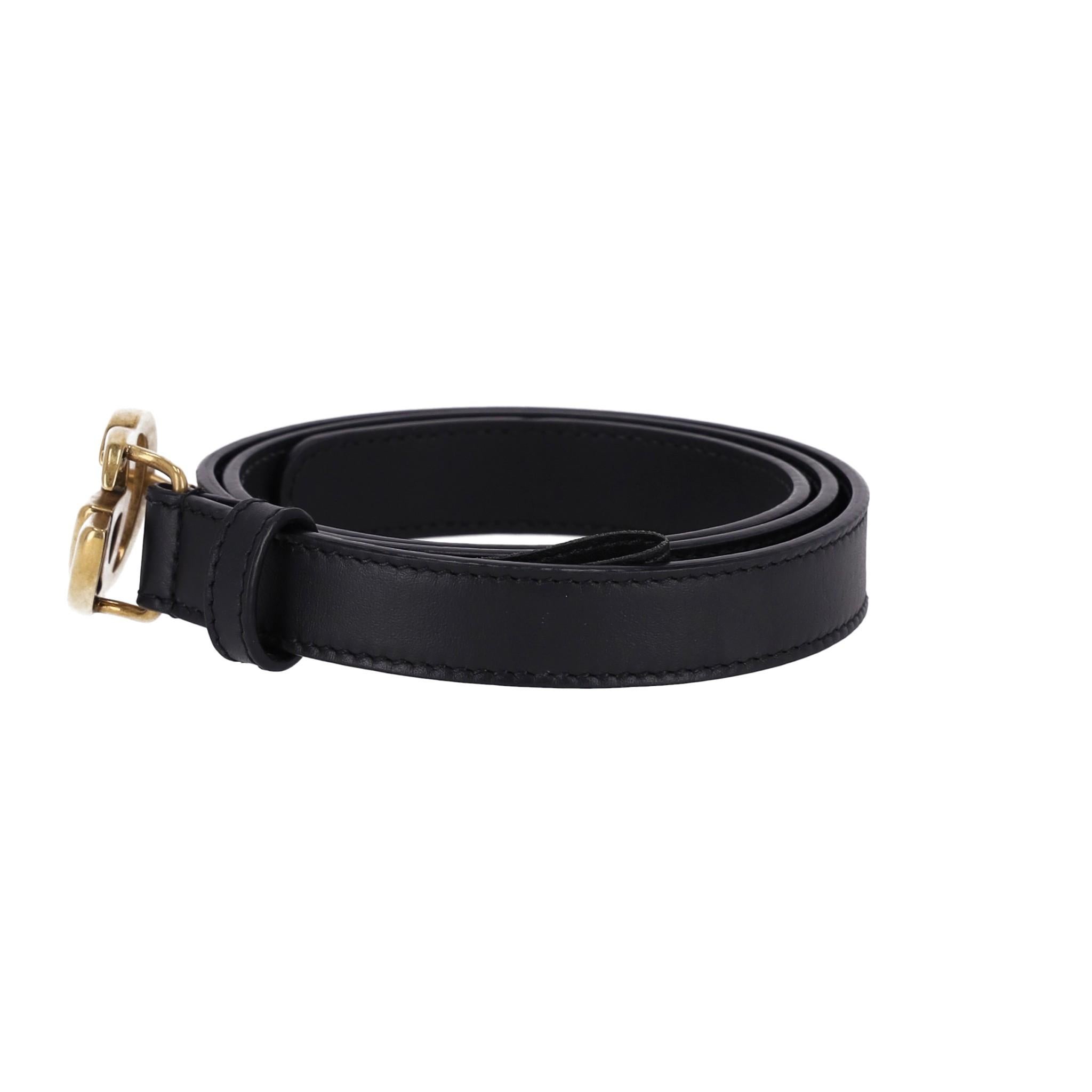 Gucci GG Marmont Leather Belt In Excellent Condition For Sale In London, GB