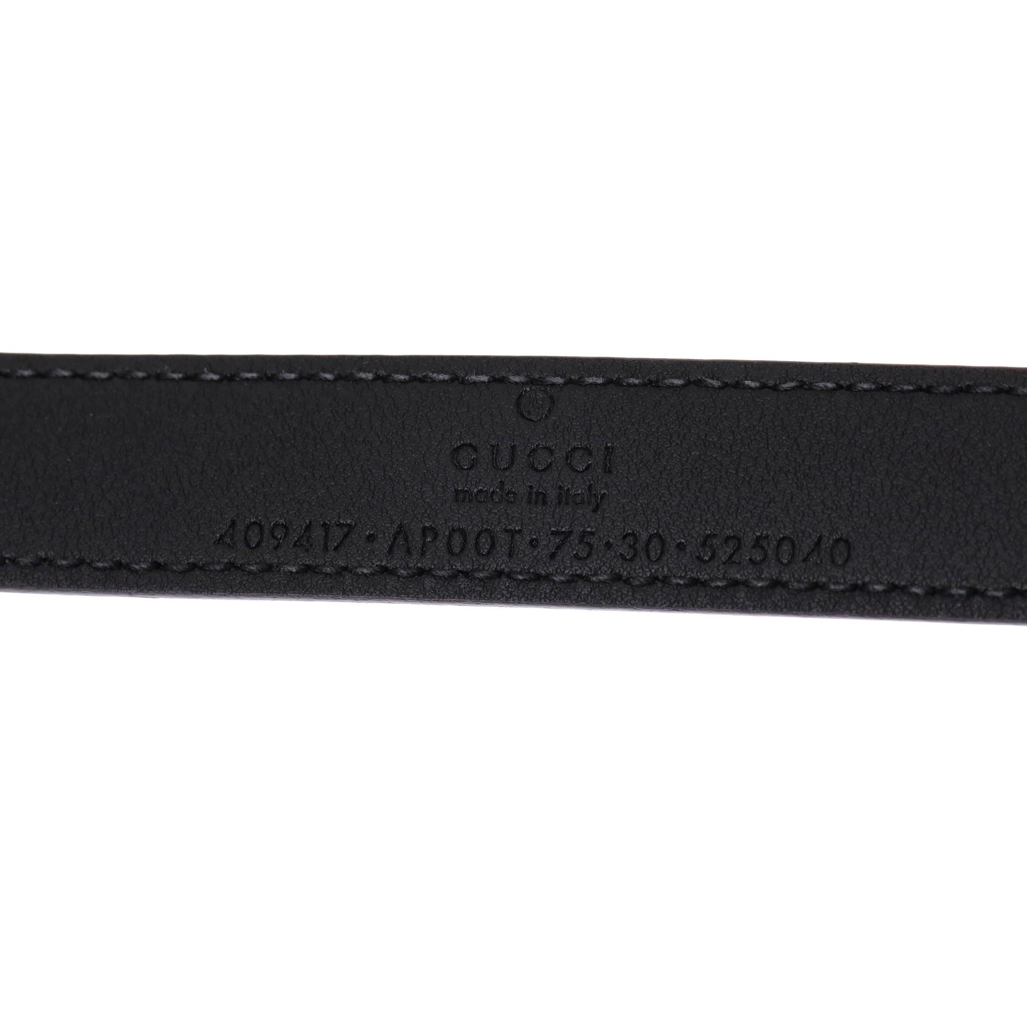 Ceinture en cuir GG Marmont de Gucci Excellent état à London, GB