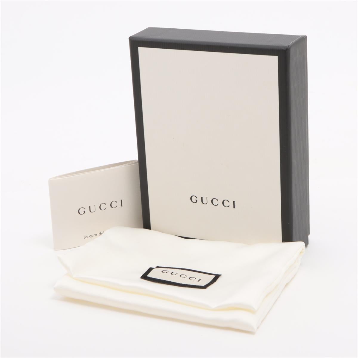 Gucci GG Marmont Leather Card Case Pink For Sale 4
