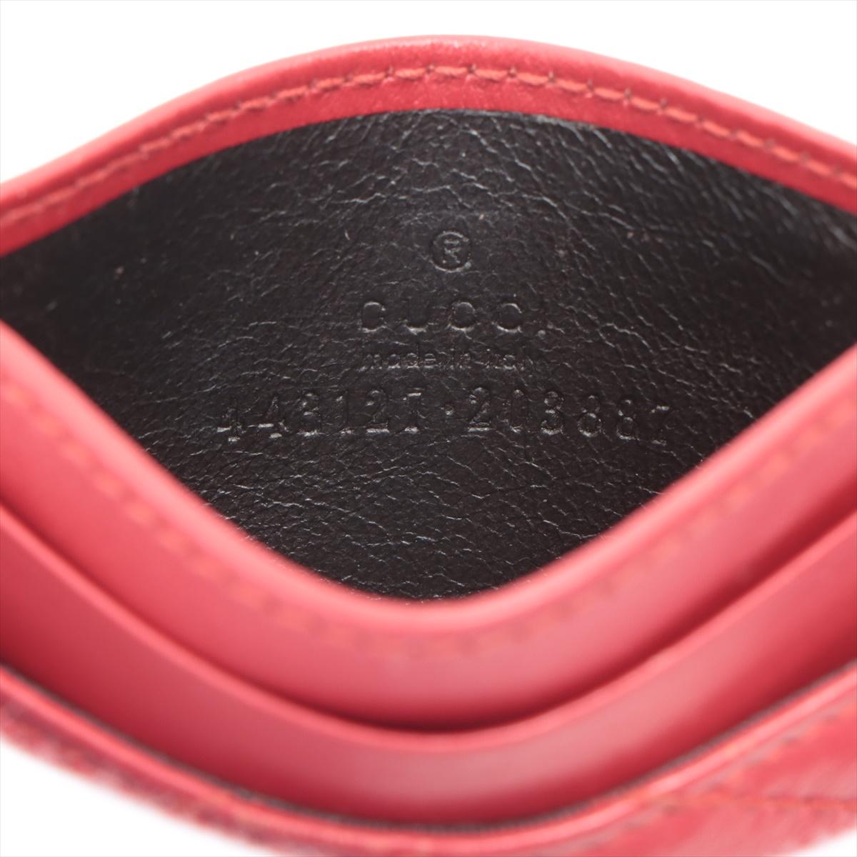 Gucci GG Marmont Leather Card Case Red 4