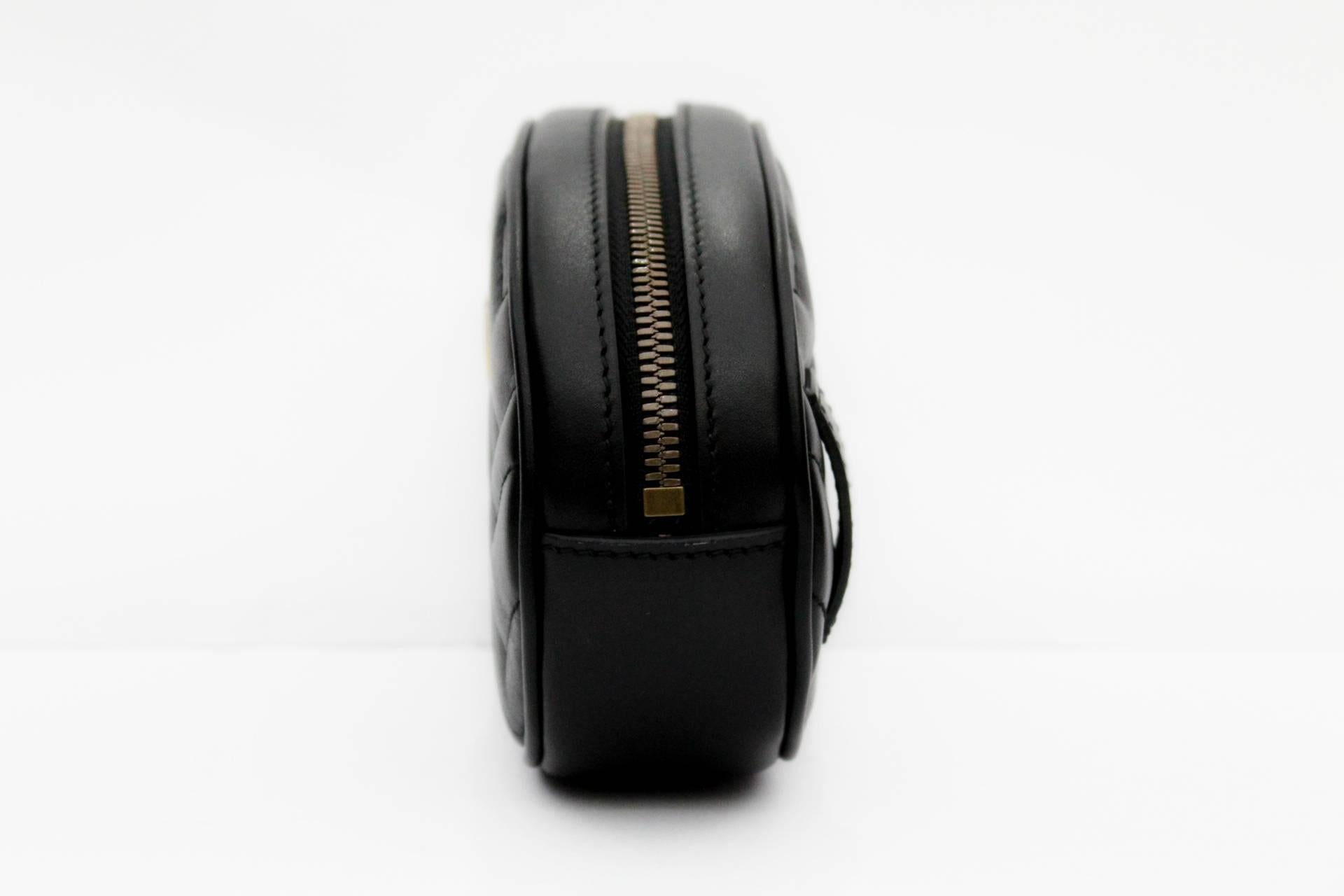 Gucci GG Marmont matelassé leather belt bag 1