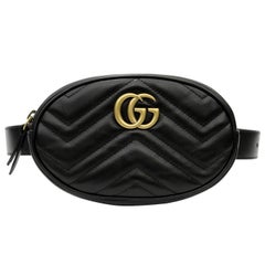 Gucci GG Marmont matelassé leather belt bag