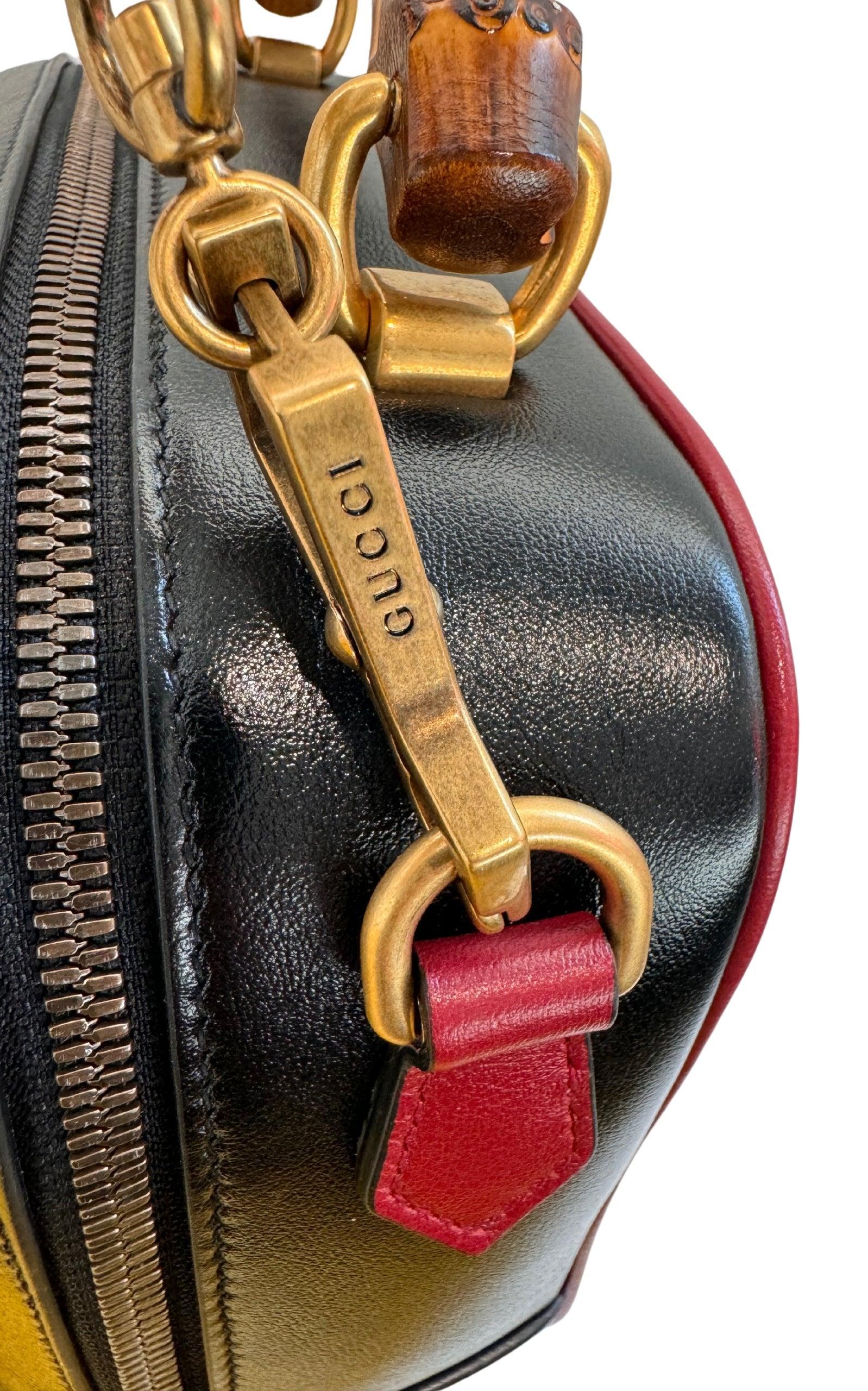 Gucci GG Marmont Matelassé Borsa a tracolla con manico in bambù in vendita 9