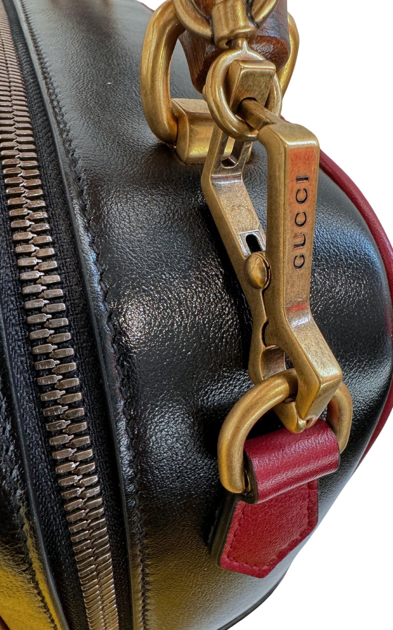 Donna Gucci GG Marmont Matelassé Borsa a tracolla con manico in bambù in vendita