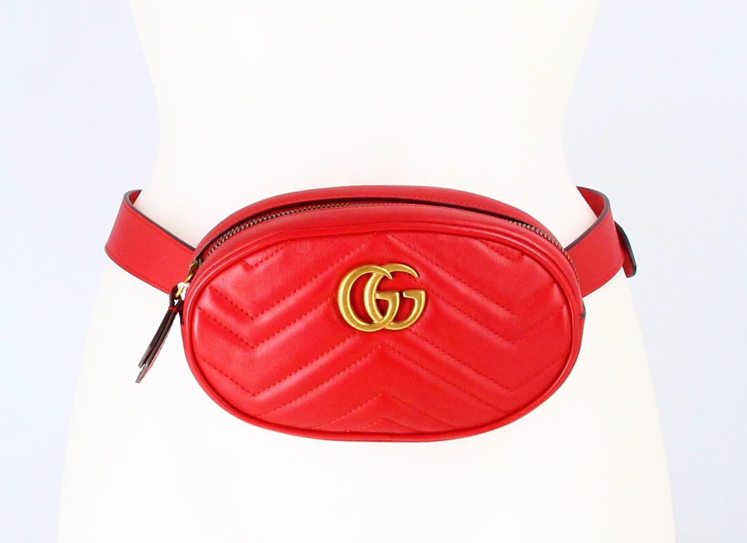 Women's Gucci GG Marmont Matelasse Belt Bag