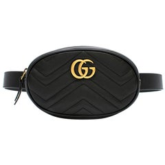 Gucci GG Marmont Matelasse Leather Belt Bag