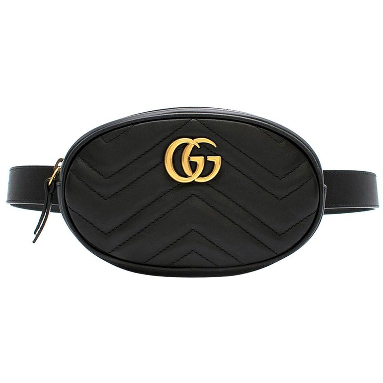Gucci GG Marmont Matelasse Leather Belt Bag at 1stdibs