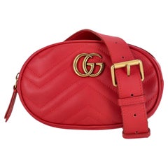 Gucci GG Marmont Matelasse Leather Belt Bag