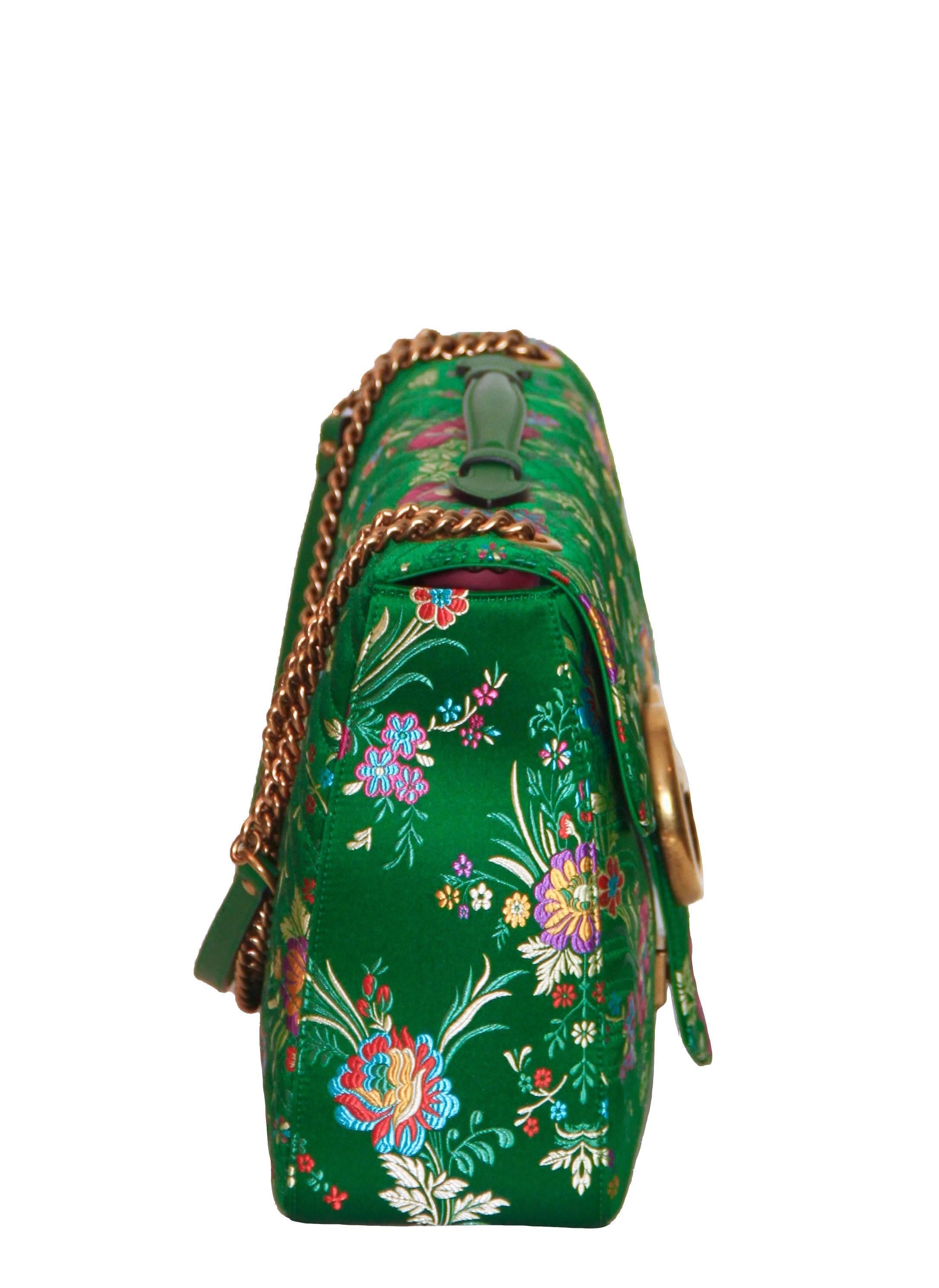 gucci marmont floral bag