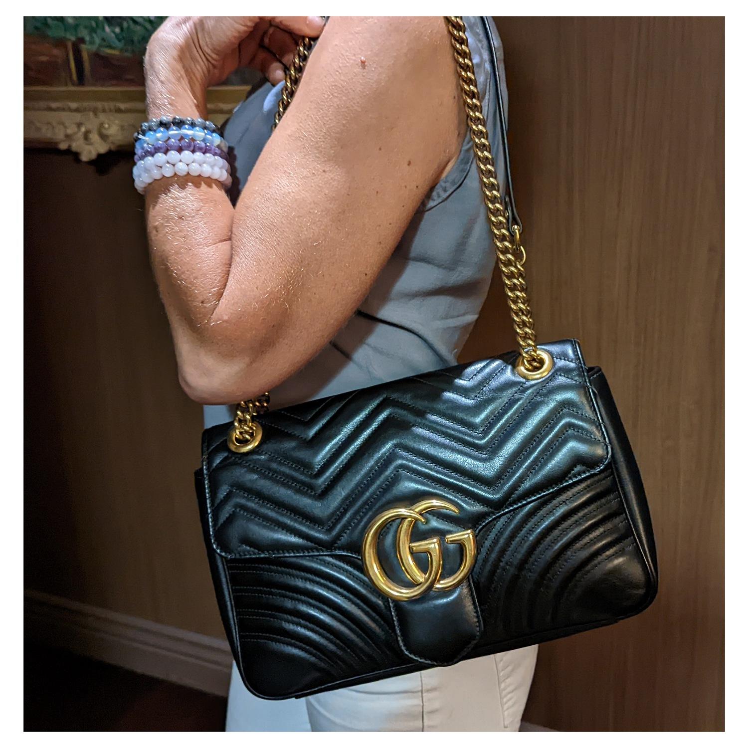 Gucci GG Marmont Medium Matelassé Shoulder Bag 1